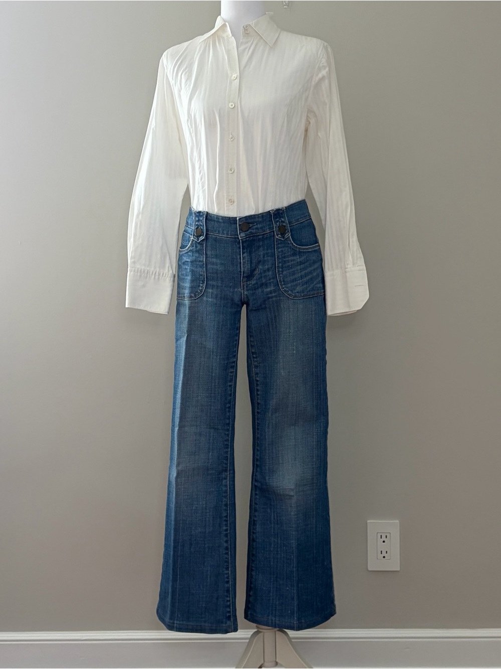 Gap Limited Edition Vintage Front Patch Pocket Flare Jeans - 8P